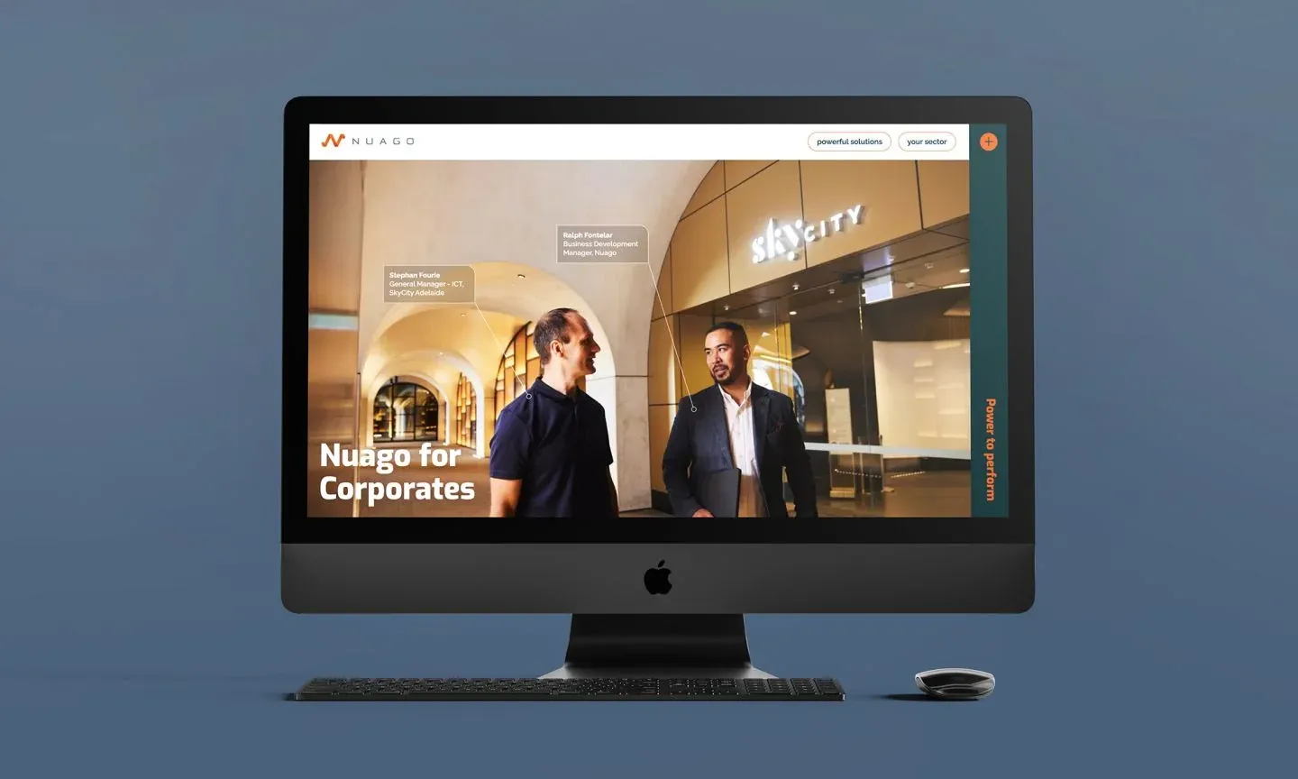 Nuago — A website focused on business solutions.