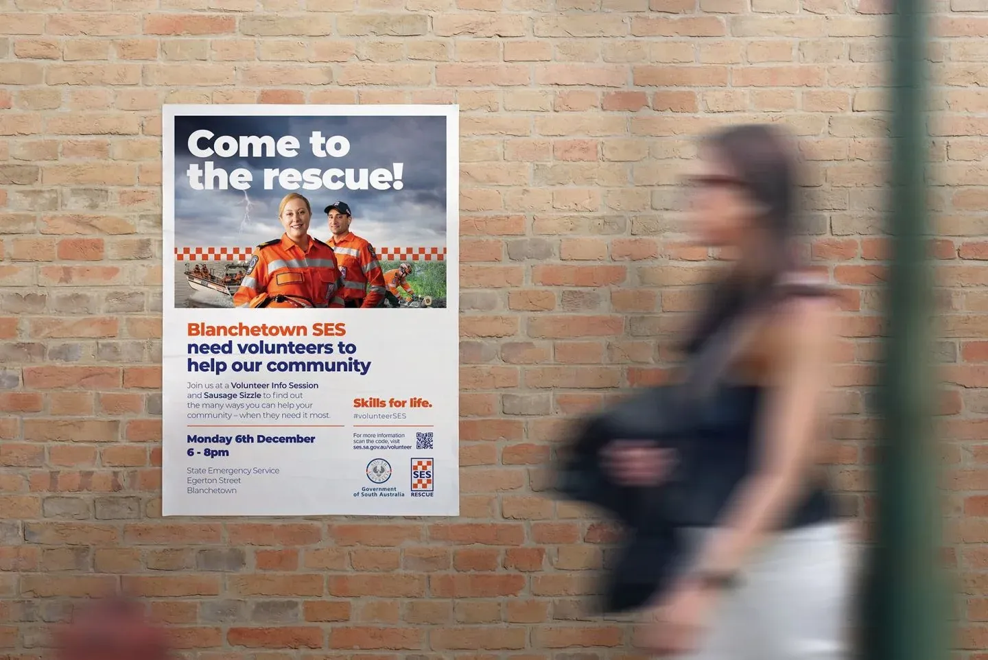 SES — Come to the rescue: an invitation in the community.