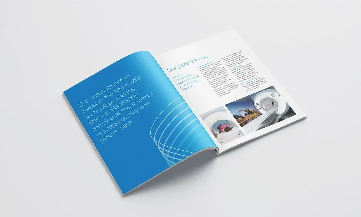 Benson Radiology — The brand carried into patient communications.