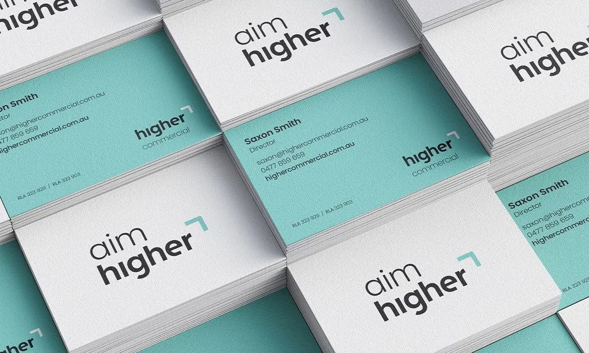 Higher Commercial — A coherent family of print applications.