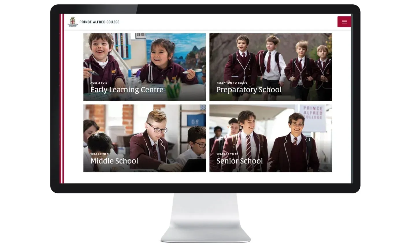 Prince Alfred College — A digital home for the school community.
