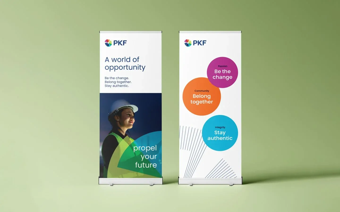 PKF Australia — The brand in recruitment and event materials.