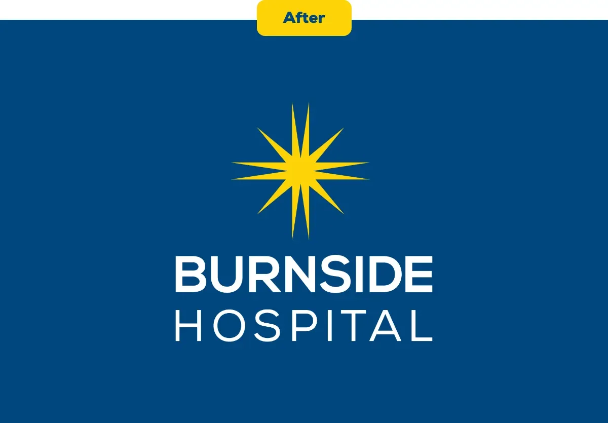 Burnside Hospital — The evolved Burnside Hospital identity.