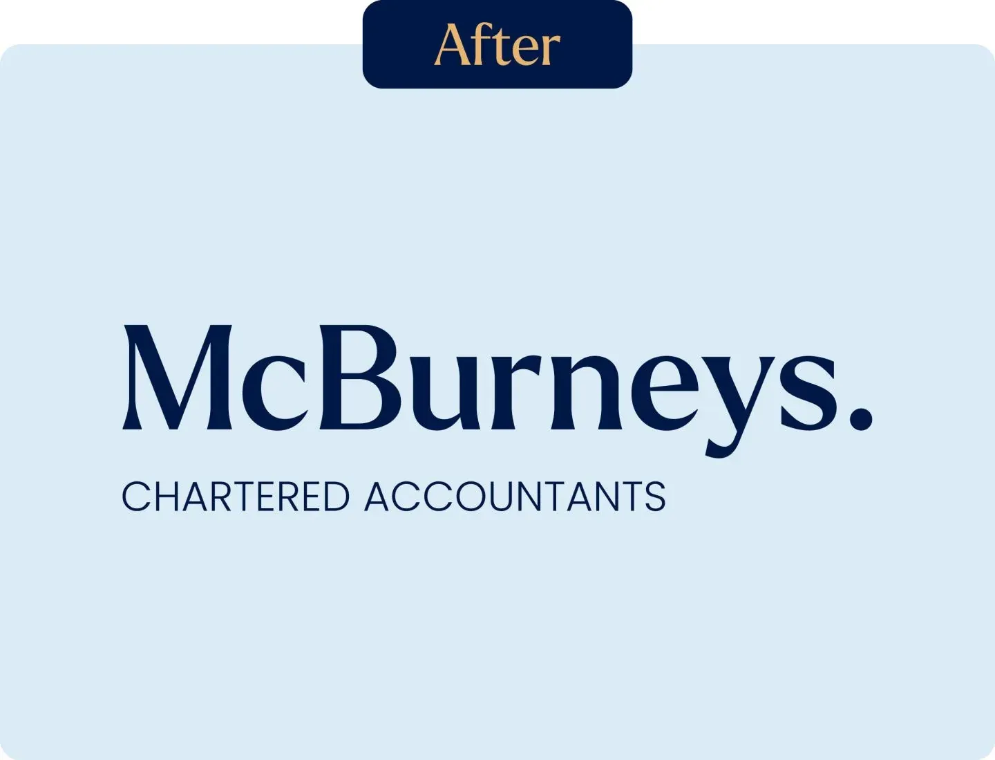 McBurneys — The refreshed identity.