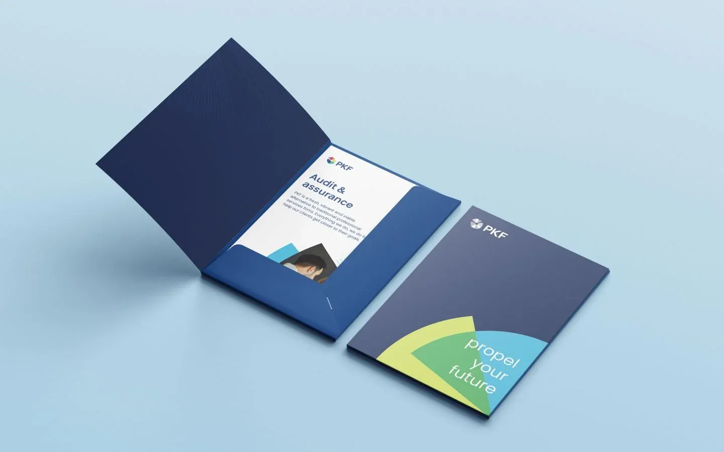 PKF Australia — A coordinated system of brand collateral.