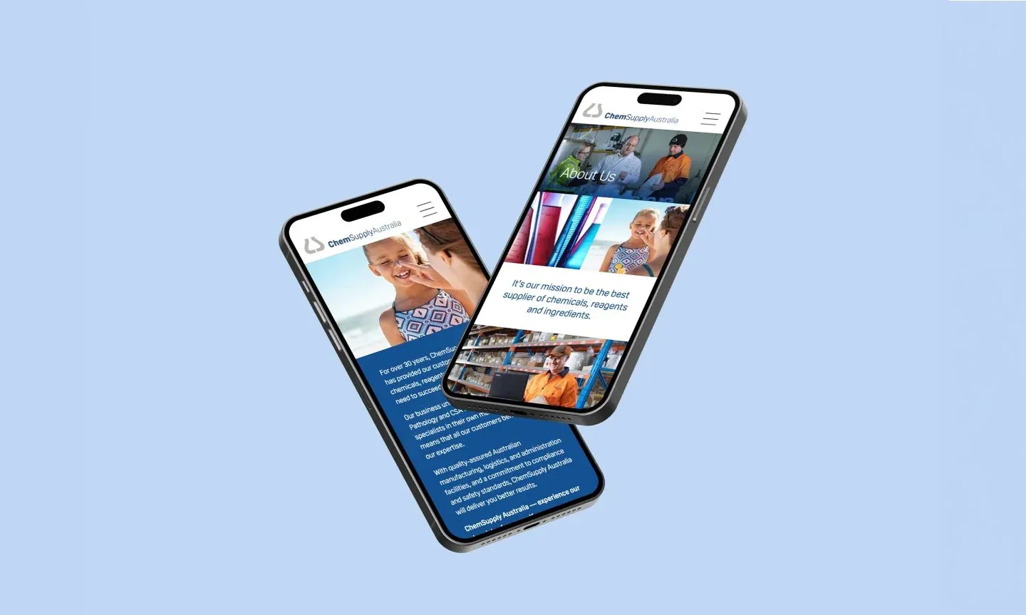 ChemSupply Australia — A connected experience across devices.