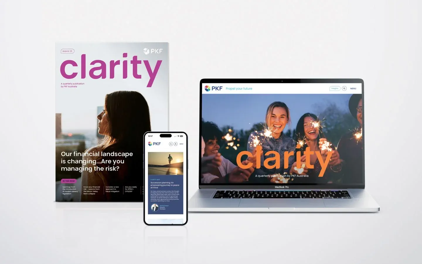 PKF Australia — Editorial and digital communications, brought together.