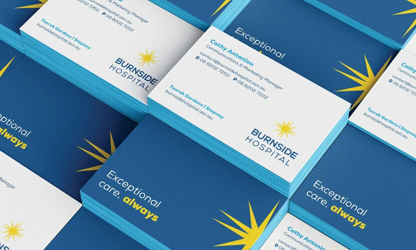 Burnside Hospital — A coordinated suite of patient communications.