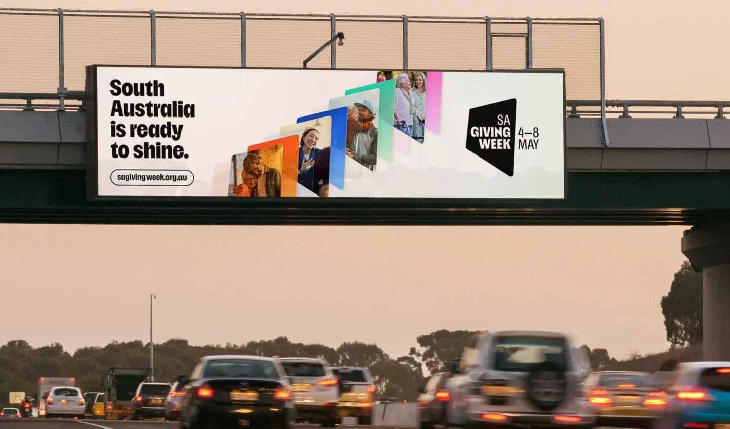 SA Giving Week — The campaign in a larger outdoor format.