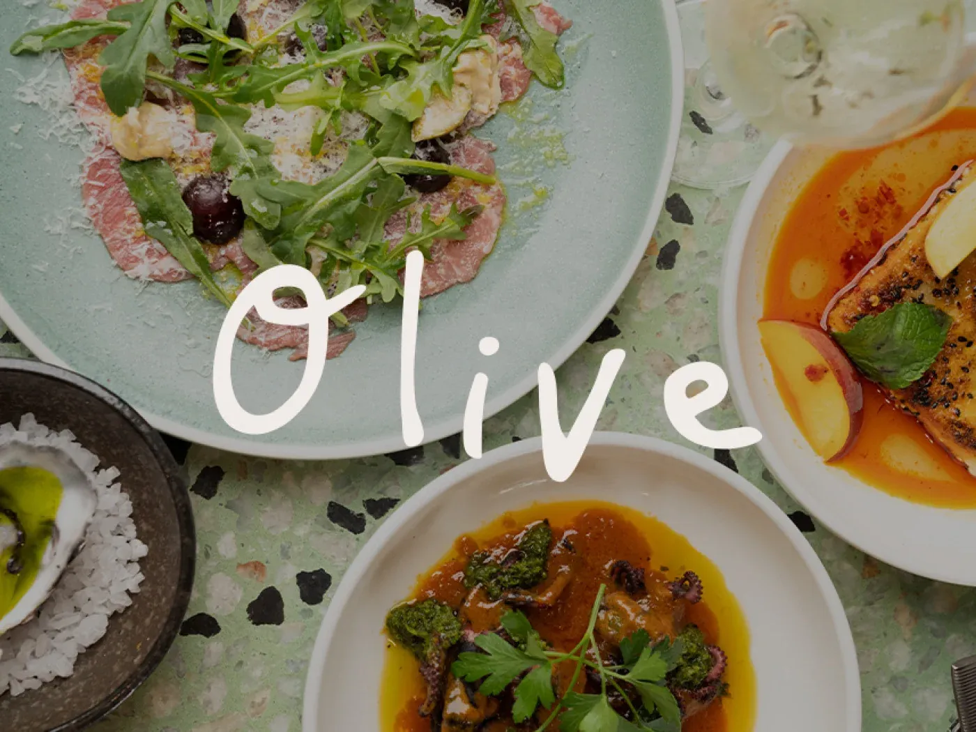 Olive brand artwork from Brighter’s portfolio