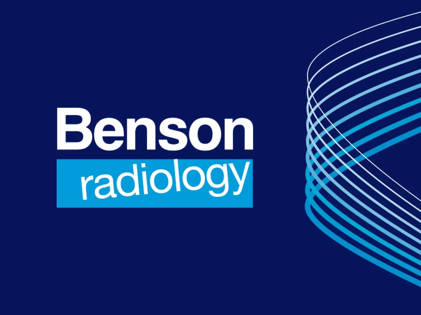 Benson Radiology brand artwork from Brighter’s portfolio