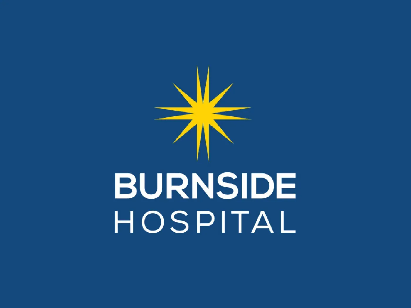Burnside Hospital brand artwork from Brighter’s portfolio
