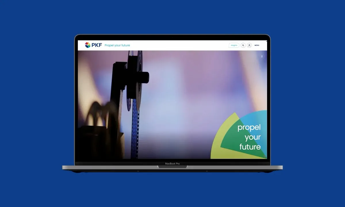 PKF Australia national website design across desktop and mobile screens